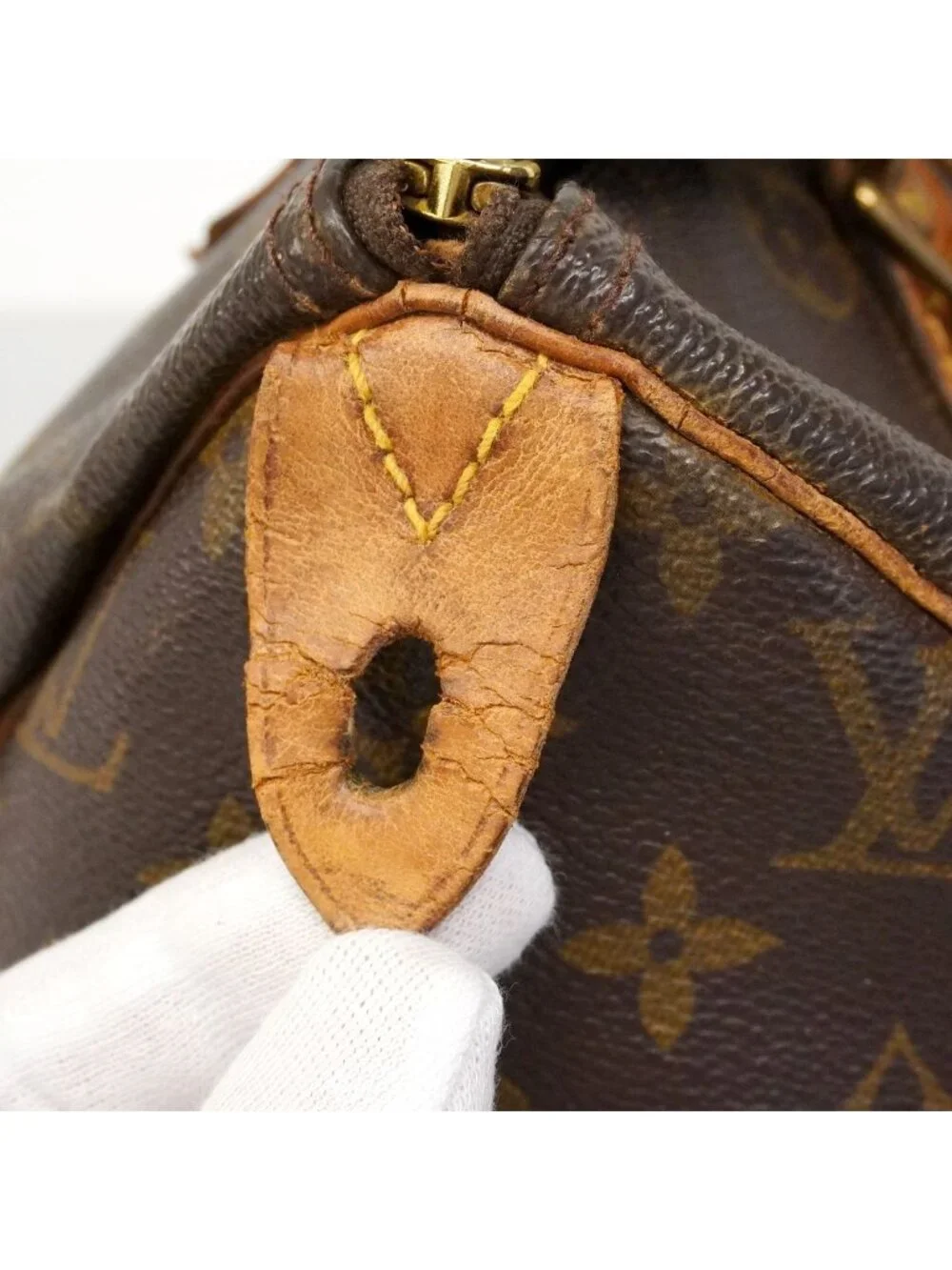 Louis Vuitton Handbag Monogram Speedy 30 Brown